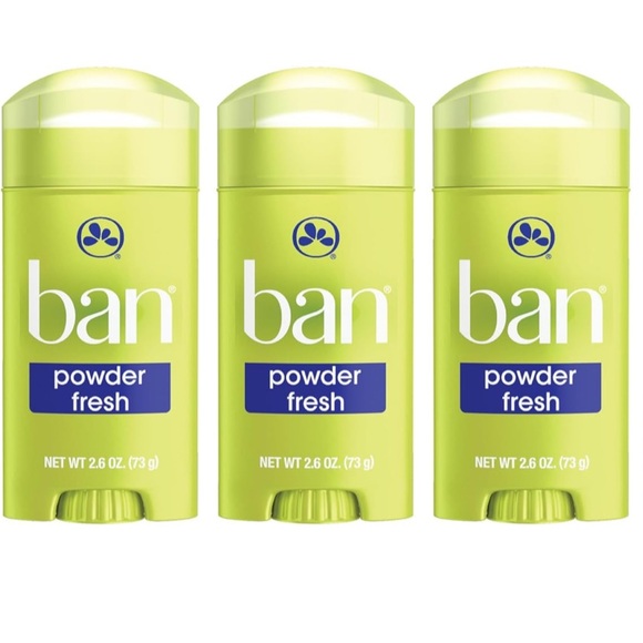 Ban Antiperspirant Deoderant Other - Ban Powder Fresh Deodorant Invisible Solid Triple Pack